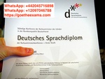 WhatsApp: +442045716898, +12097046788) Buy Goethe, Telc certificate without exam